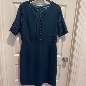 Antonio Melani Teal Sheath Dress.